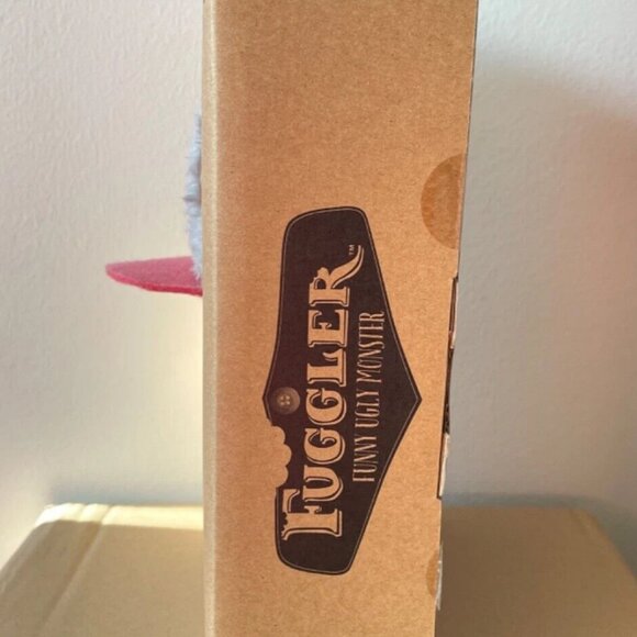 9” Fuggler Funny Ugly Monster Plush Toothy Grey Alien Stuffed Toy Retired Rare - Picture 3 of 5